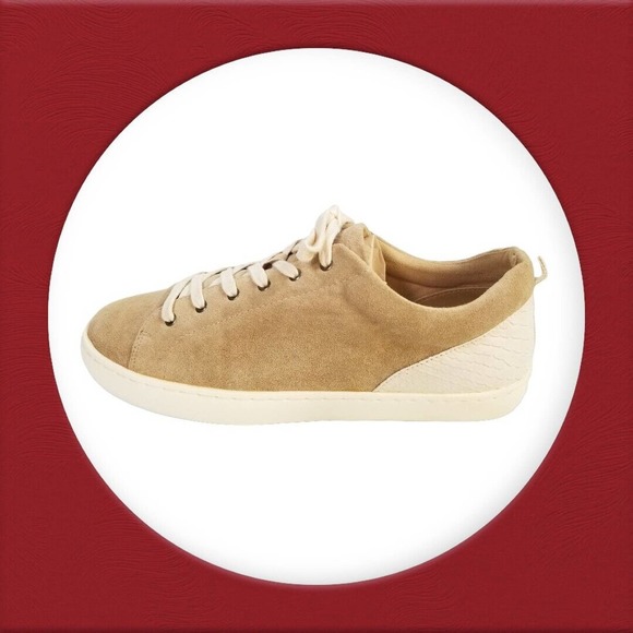 White Raven Sneakers Lace Up‎ Brown Leather Shoes Women's Size 10 - Picture 5 of 16